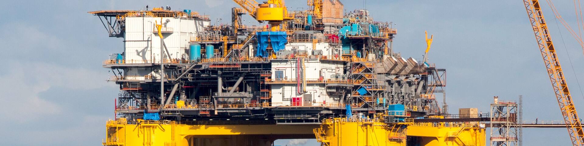 Platform under construction in Texas