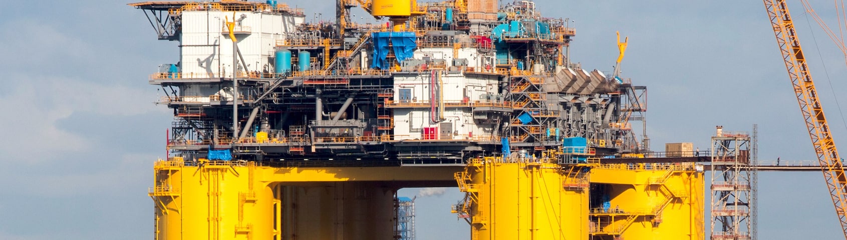 Platform under construction in Texas