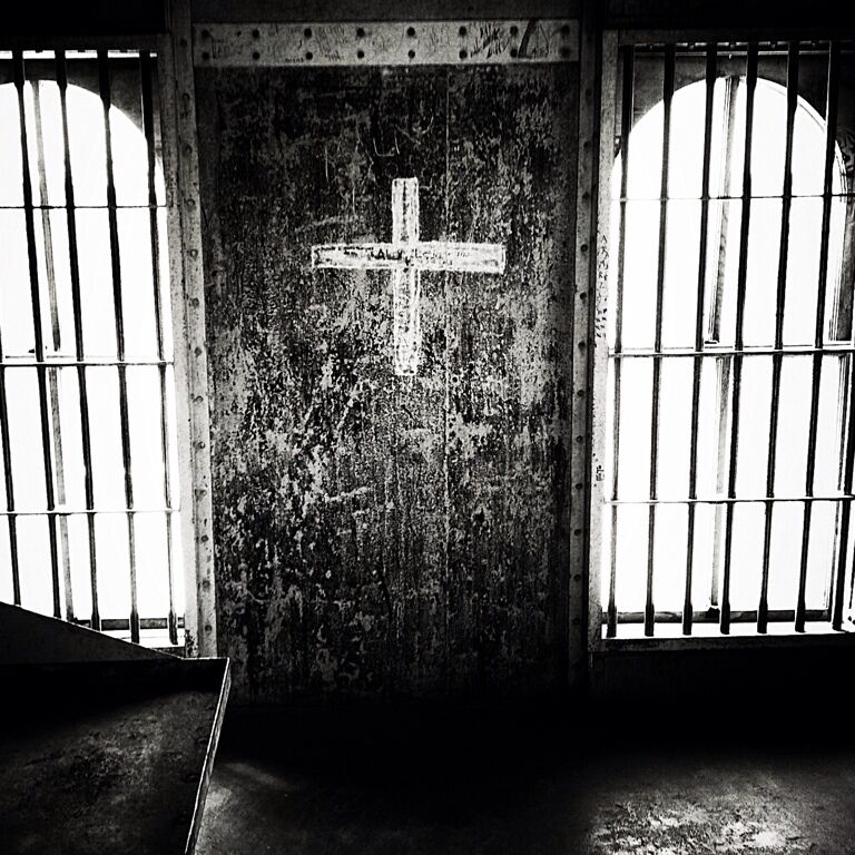 Prison cross in the Caldwell County museum, a former jail. #roadtrip