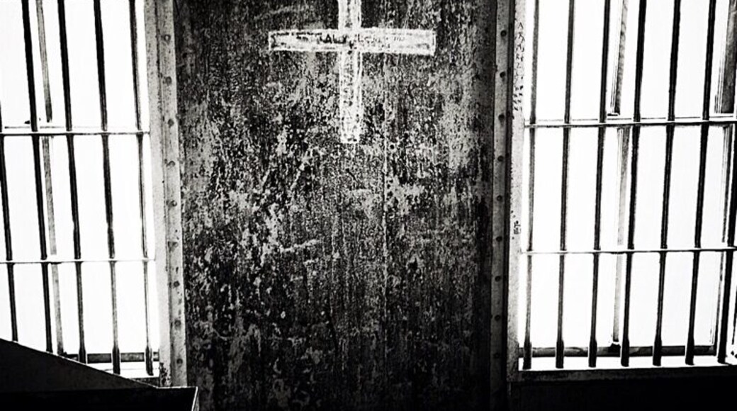 Prison cross in the Caldwell County museum, a former jail. #roadtrip