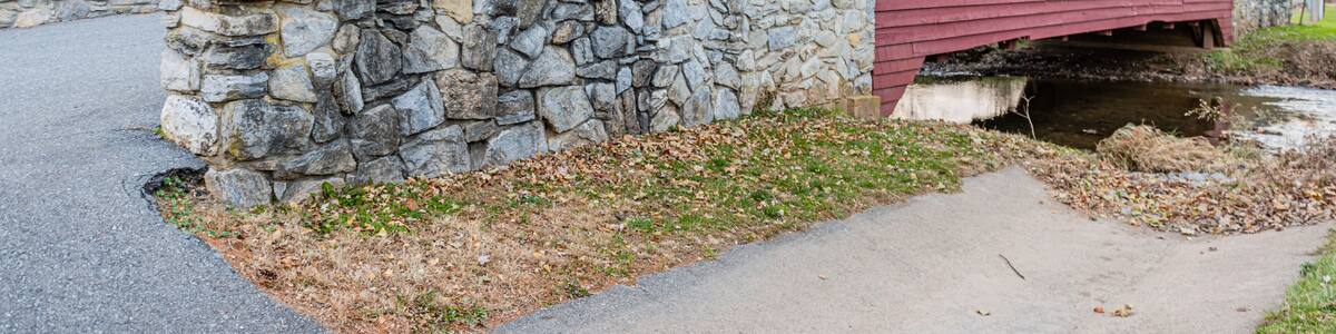 Shearer's Mill Covered Bridge Spanning Chiques Creek in Lancaster County, Pennsylvania