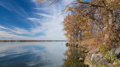 Big Stone Lake In Autumn