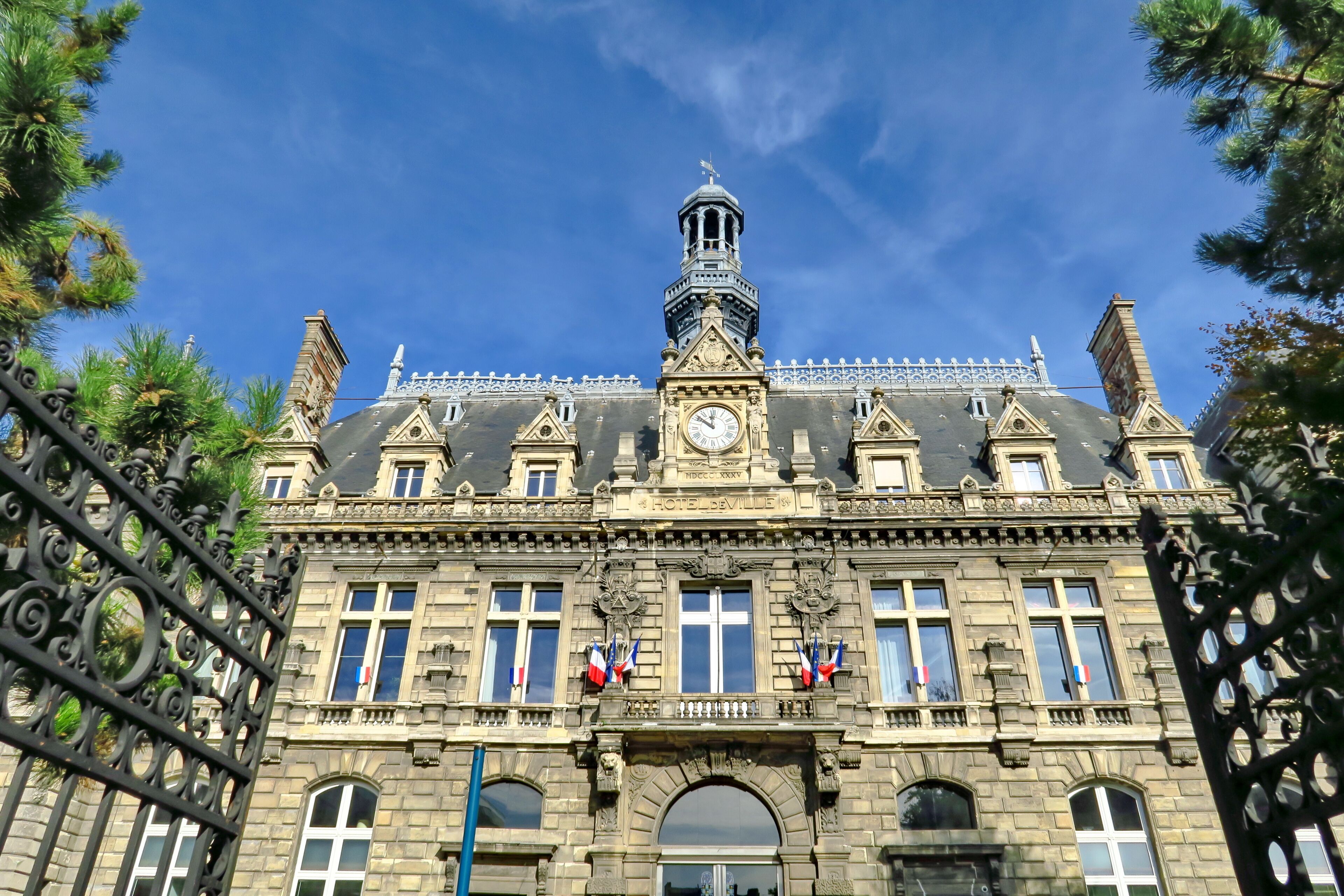 Ancienne mairie de Pantin. Seine Saint Denis. France.