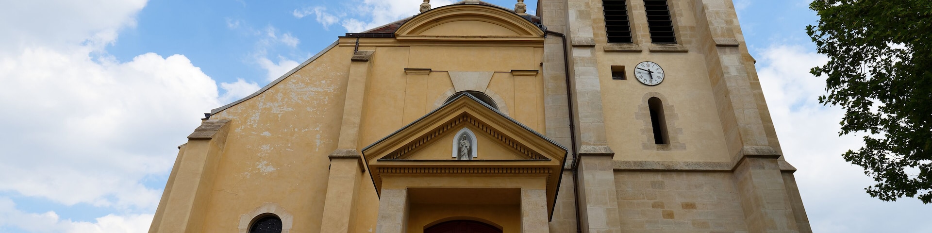 Listed as a Historic Monument, the Church of Saint-Germain-L'Auxerrois is the oldest building in Pantin. France.