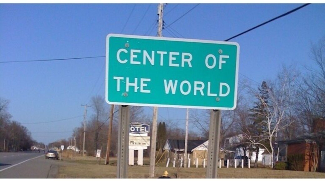 Community was originally founded by an eccentric investor who had plans to make his new community a major economic center in northeast Ohio. Center of the World fell into decline both in terms of population and industry.