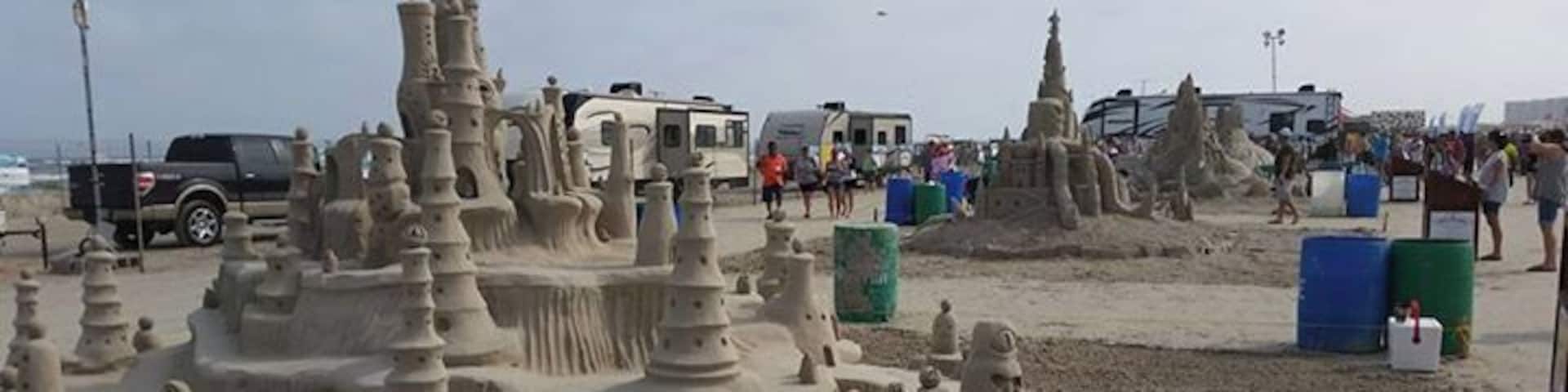 The Port Aransas Sand Fest is the last weekend in April, and has some of the most spectacular professional sand sculptures you'll ever see on display. We enjoyed driving our car right on the beach and bringing our own beverages and chairs to cool off on the beach afterward.
#beach #USTravel #Texas #events #beachbound #sand #festival