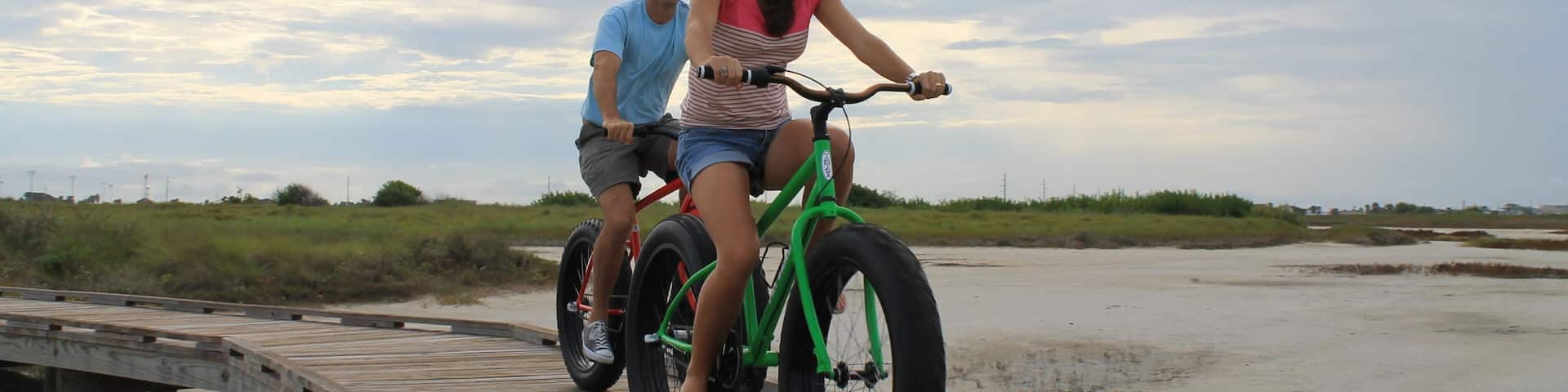 Port Aransas which includes cycling as well as a couple