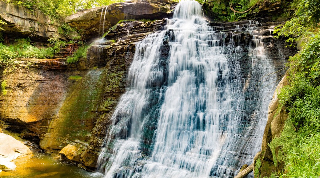 Beautiful Brandywine Falls in Cuyahoga National Park, Ohio