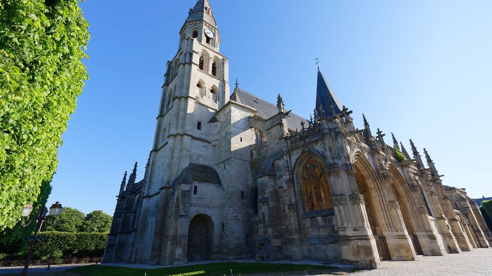 The Catholic Collegiate church Notre-Dame of Poissy. France.