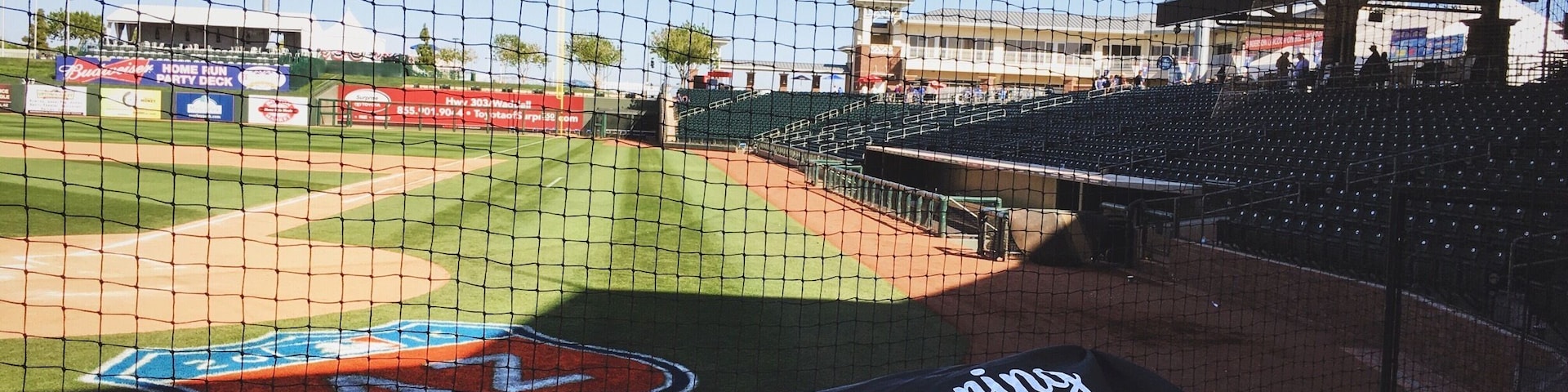 The Royals and Rangers play here