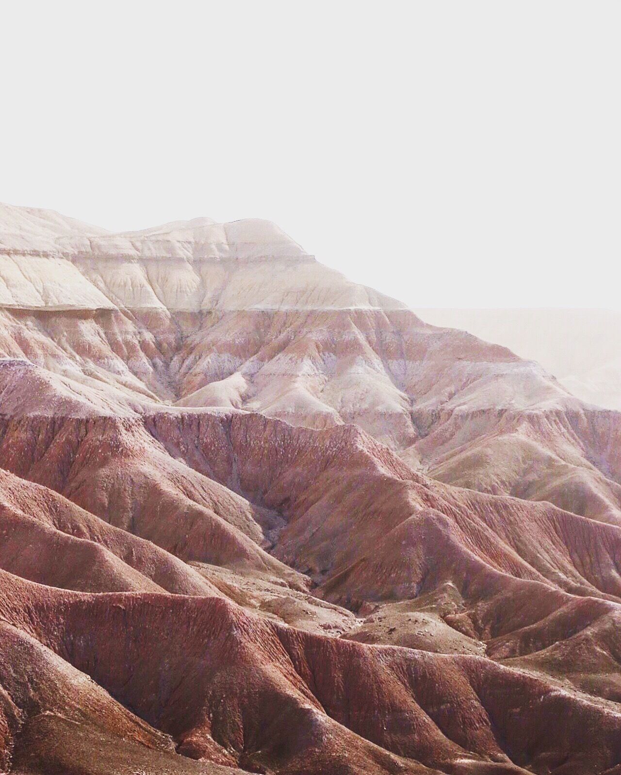 The rocks and stratifications near Tuba City, AZ 