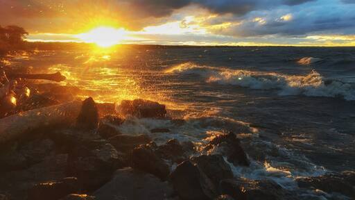 Sunset on Lake Ontario