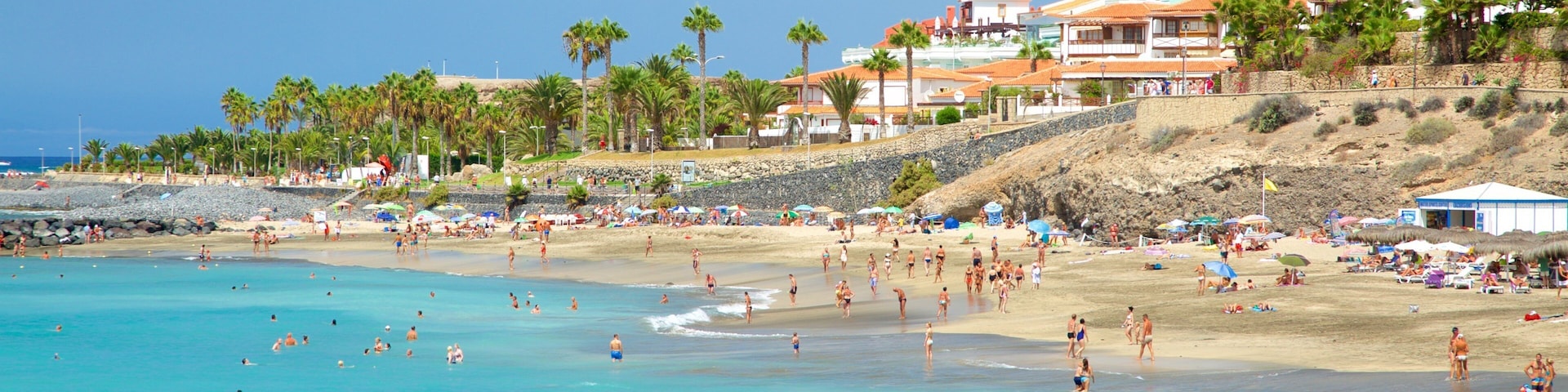 Del Duque Beach featuring a sandy beach, general coastal views and swimming