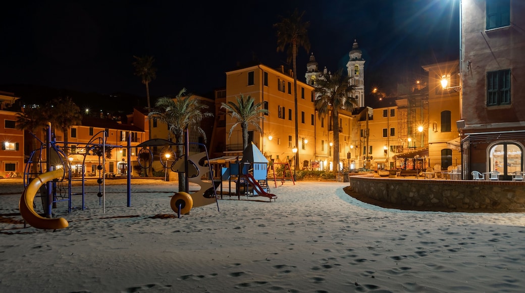Laigueglia old town in the night, Italian Riviera