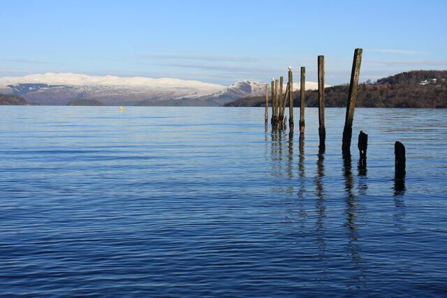 Loch Lomond Loch Lomond, as seen from the shoreline by the Duck Bay Hotel/Marina.