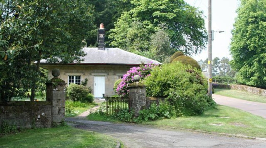 The Lodge, Eglingham Hall At the junction of the B6346 and the Beanley road.