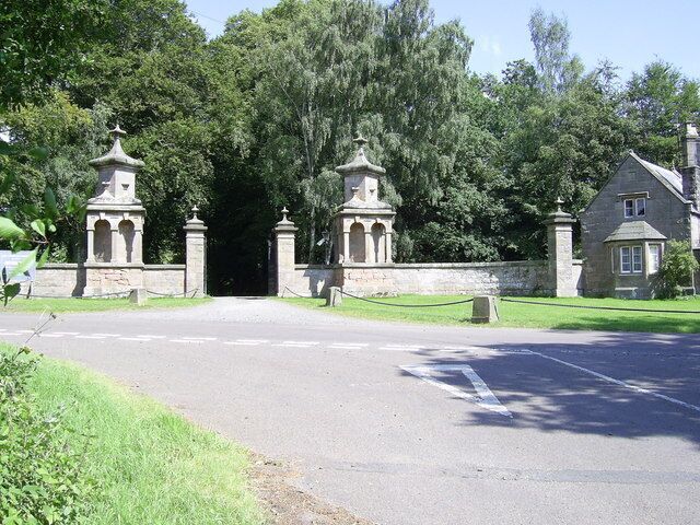 West Lodge Gates at Chillingham Castle