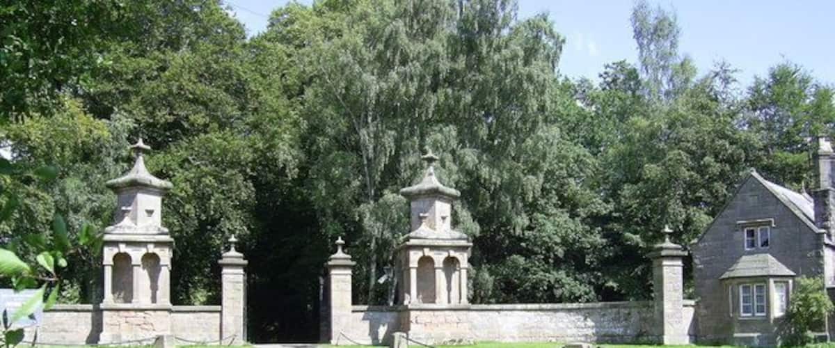 West Lodge Gates at Chillingham Castle