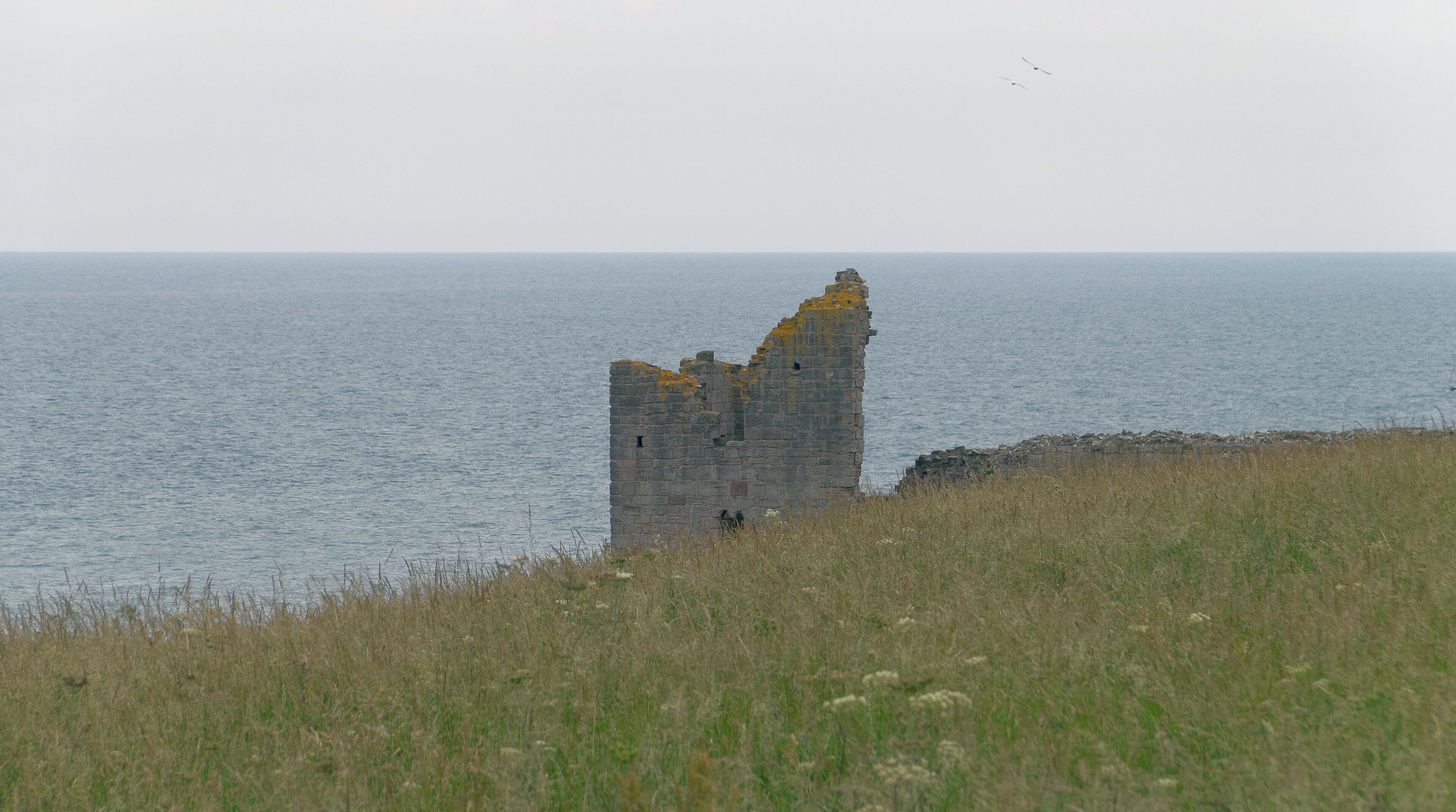 Dunstanburgh Castle in Northumberland.
