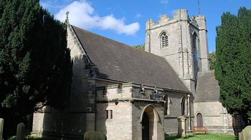 Shilbottle Church A view of the church from within the graveyard.