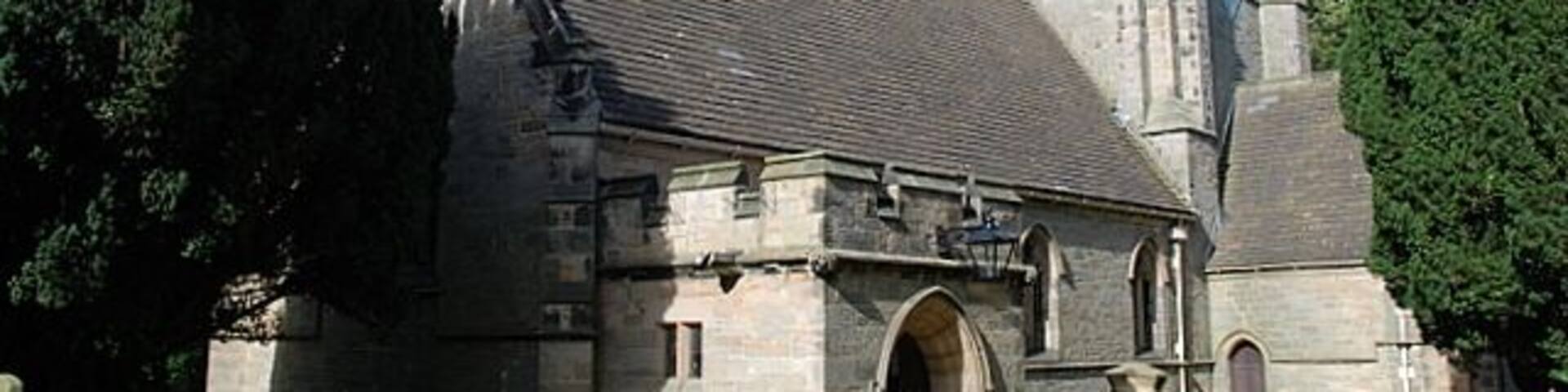 Shilbottle Church A view of the church from within the graveyard.