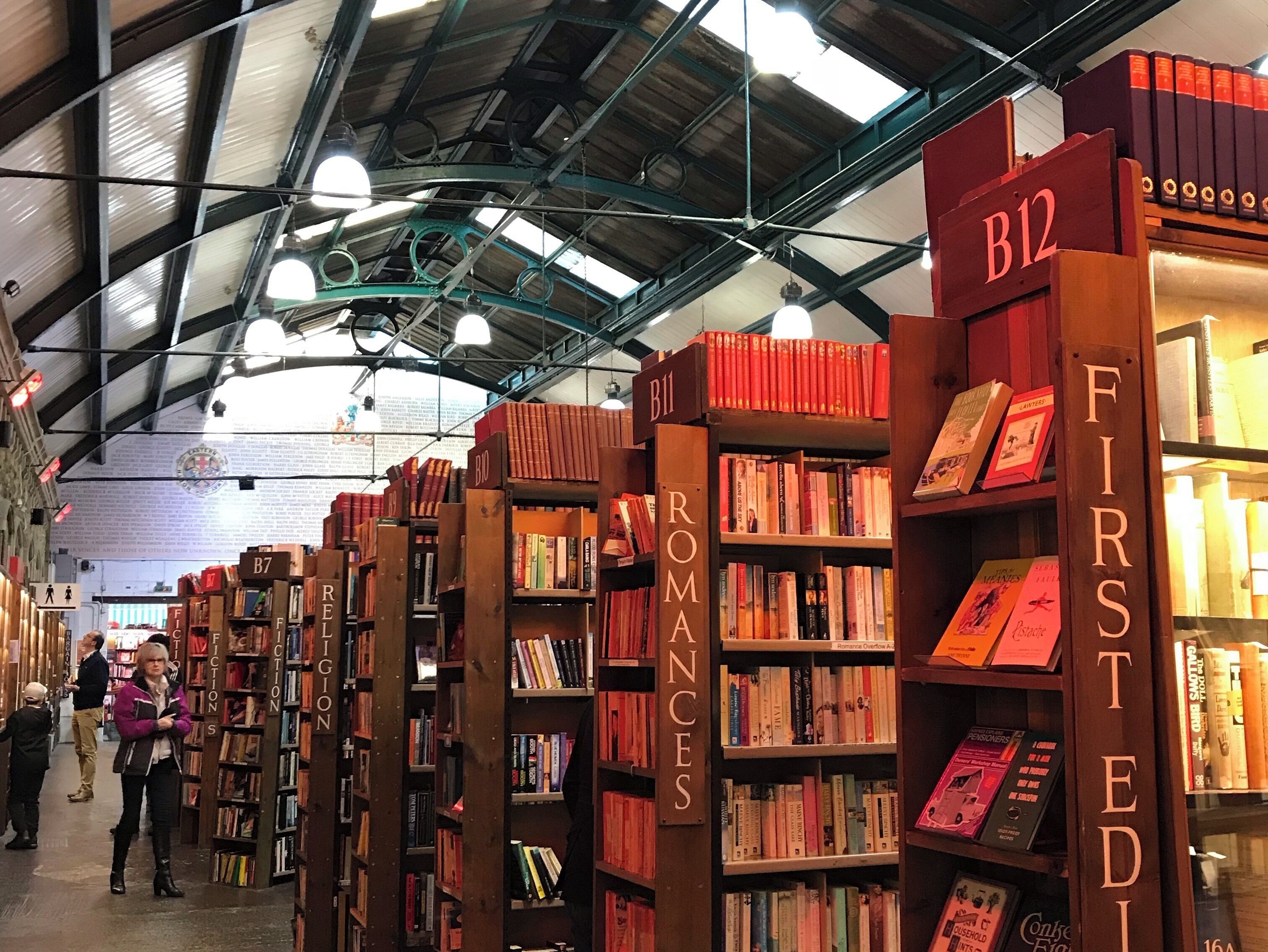 Great spot to pop in and discover books old and new. Also a lovely coffee shop - all housed one an old railway station.