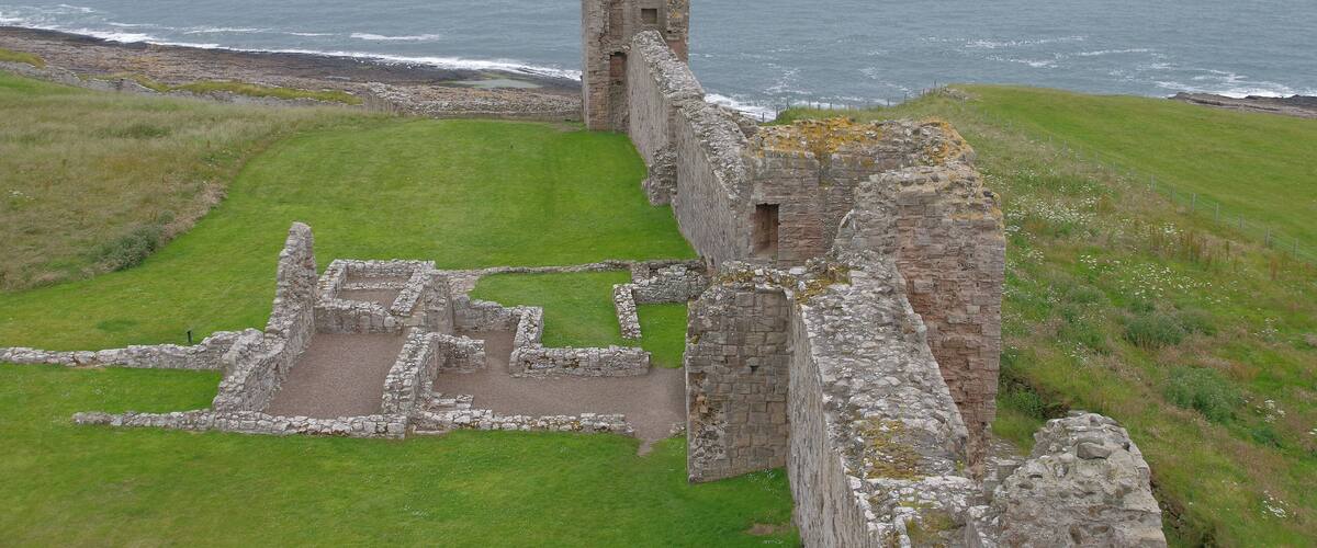 Dunstanburgh Castle in Northumberland.