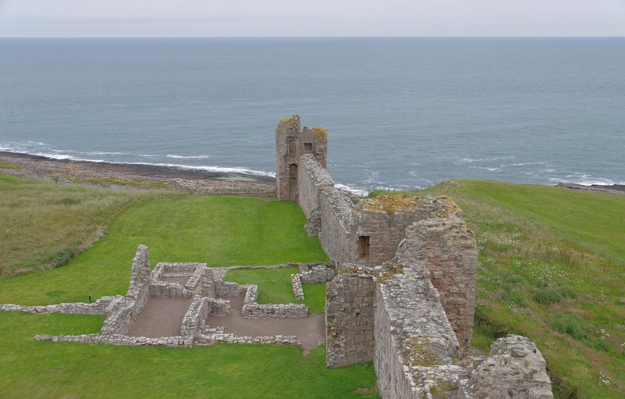 Dunstanburgh Castle in Northumberland.