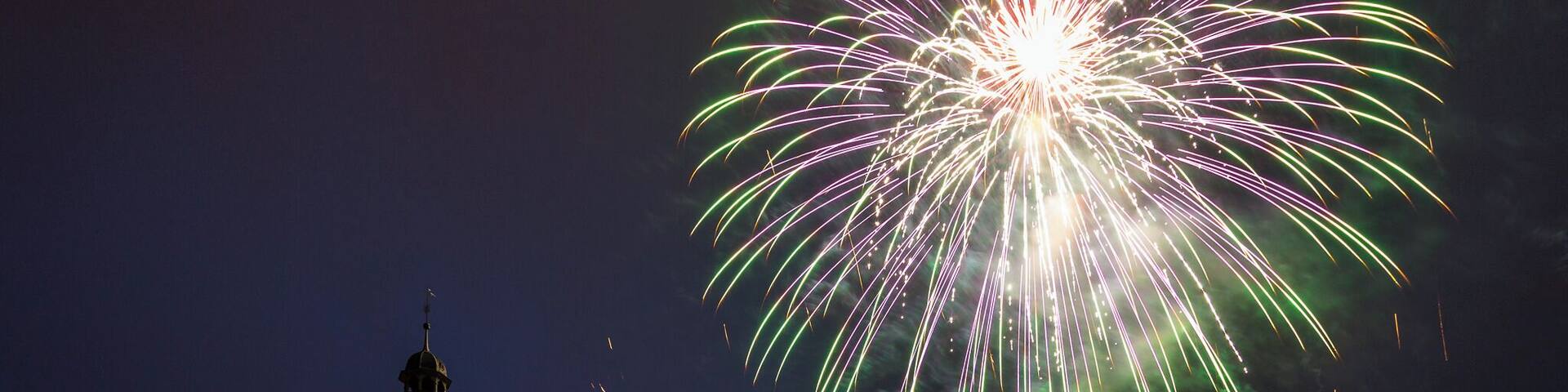Eröffnungs Feuerwerk Volksfest Aschaffenburg 2014