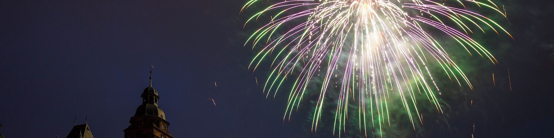 Eröffnungs Feuerwerk Volksfest Aschaffenburg 2014