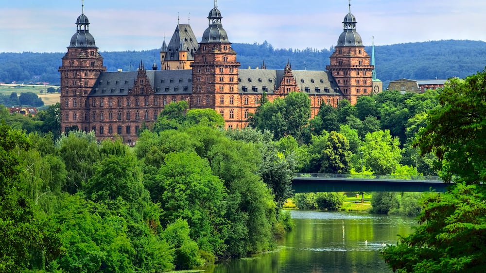 Renaissance palace in Aschaffenburg on Main, Germany