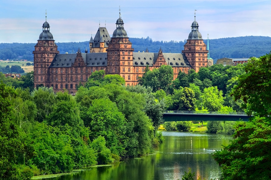 Renaissance palace in Aschaffenburg on Main, Germany