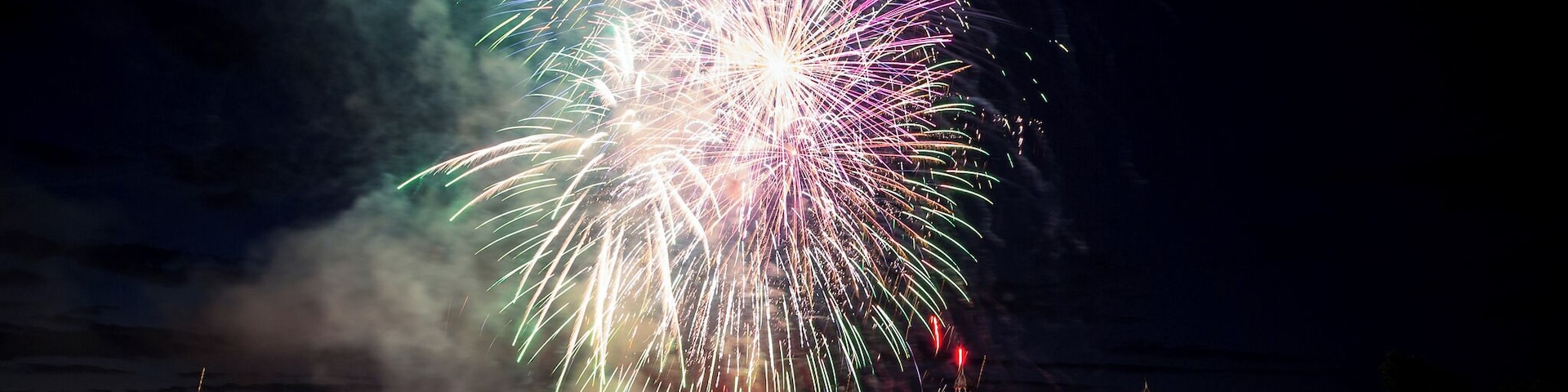 Abschluss Feuerwerk Volksfest Aschaffenburg 2014