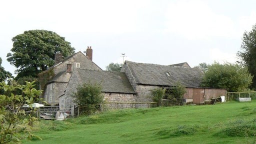 Woodhouses Farm A cluster of farm buildings alongside the walking track known as the Limestone Way.