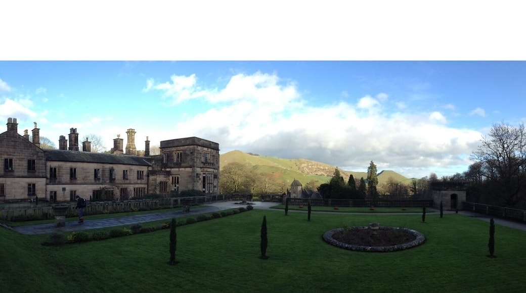 Looking from Ilam Hall (now a youth hostel!) to Bunster Hill.