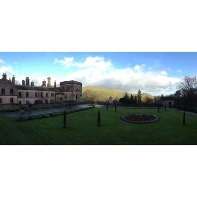 Looking from Ilam Hall (now a youth hostel!) to Bunster Hill.