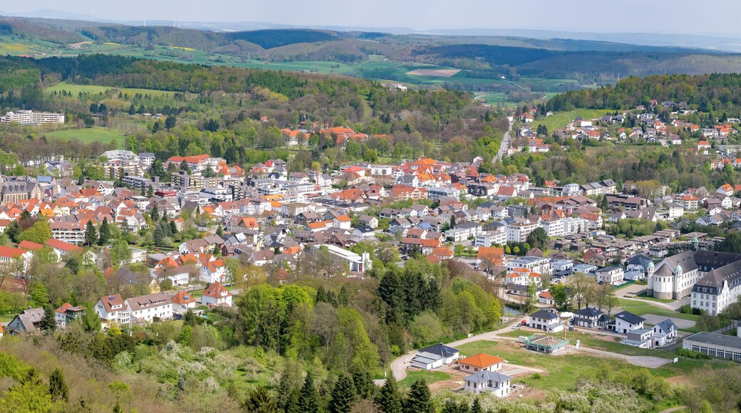 Blick auf Bad Driburg vom Kaiser-Karls-Turm