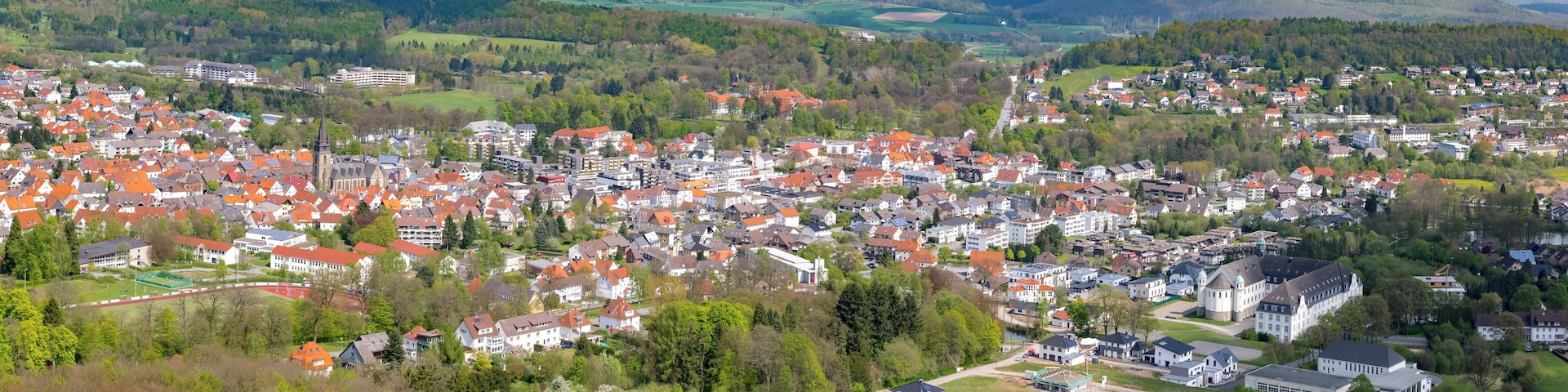 Blick auf Bad Driburg vom Kaiser-Karls-Turm