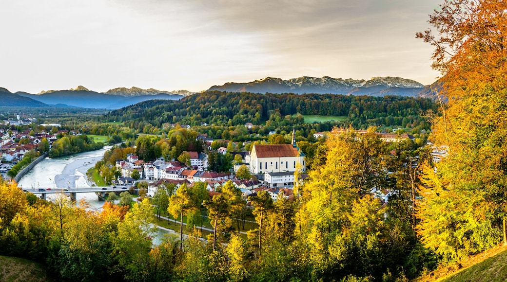 famous old town of Bad Tolz - Bavaria