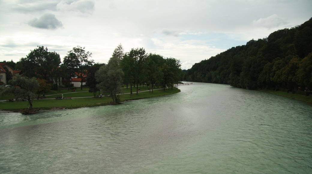 Isar River in Bad Tölz, Bayern.