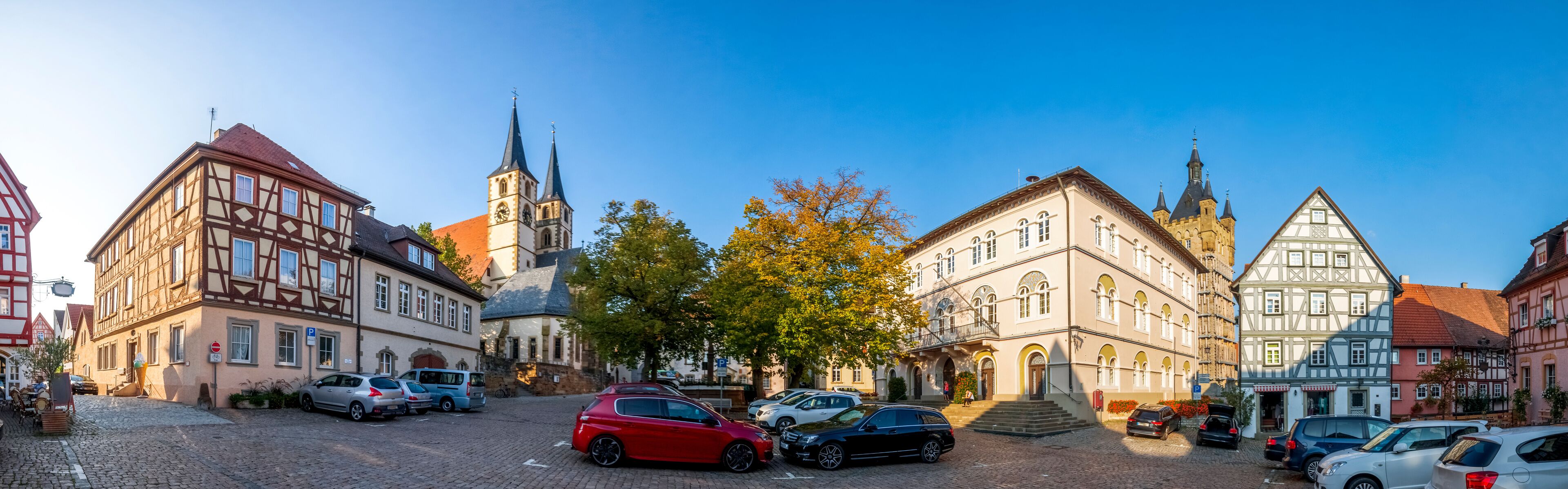 Bad Wimpfen, Marktplatz Panorama 