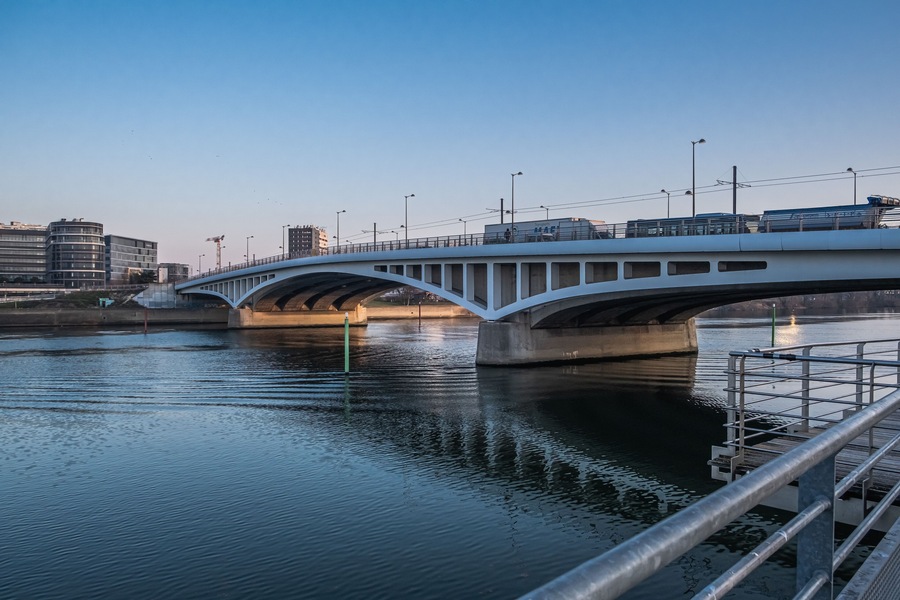 Pont de Bezons - Bezons Bridge - vue depuis parc pierre lagravère( Val D'oise, France)