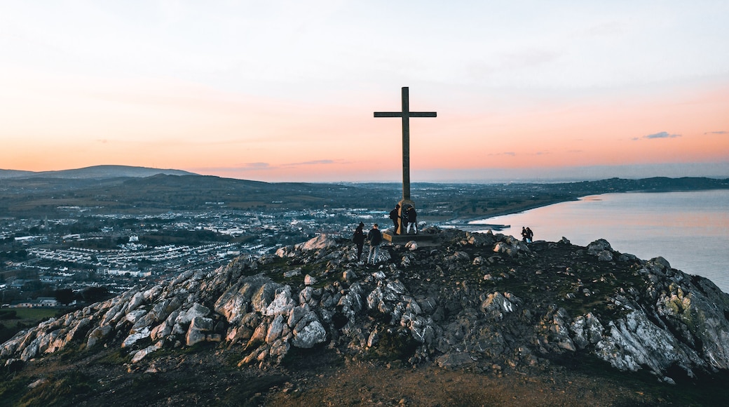 At The Top Of The Bray's Mountain, Ireland.