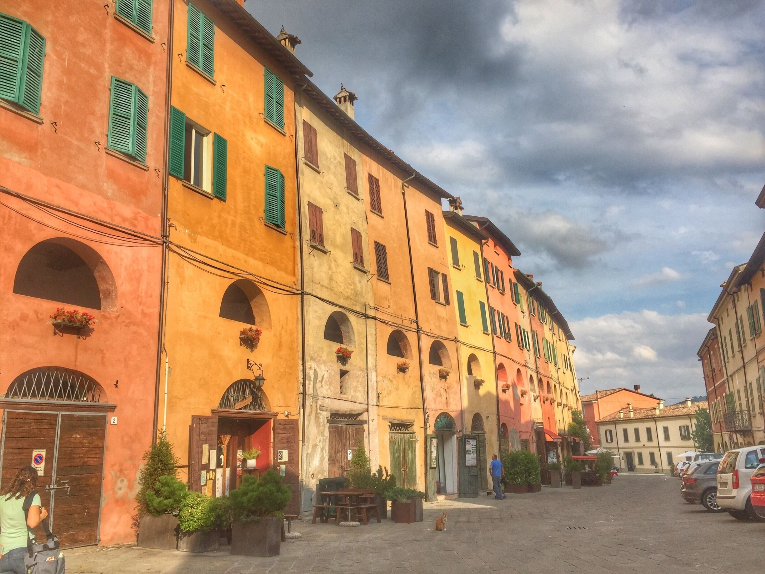 Town center is colorful . Try having dinner at the cave  restraunt    