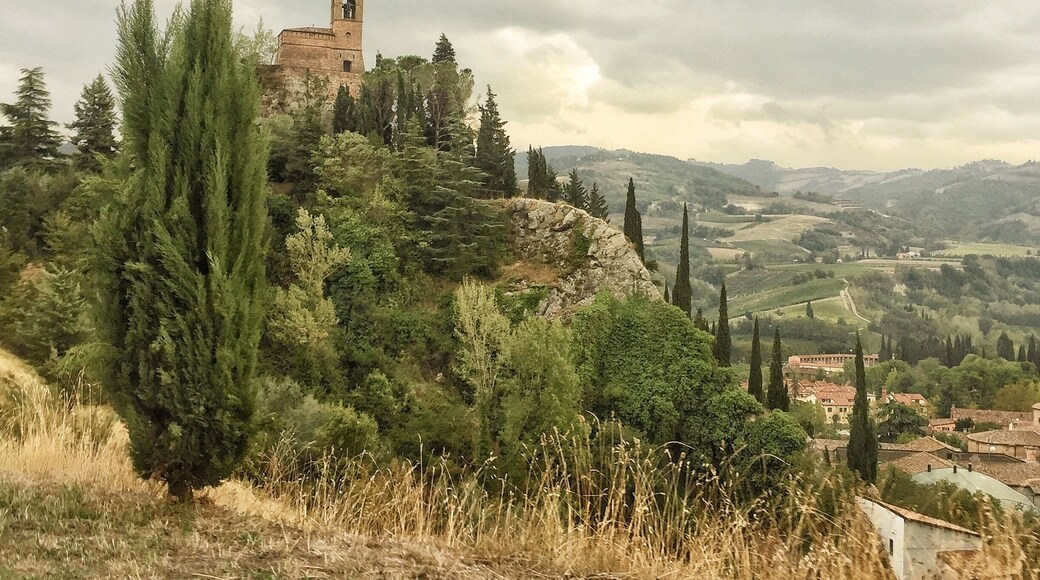 A beautiful peaceful mid-evil town in Italy between about an hour from
Bologna.