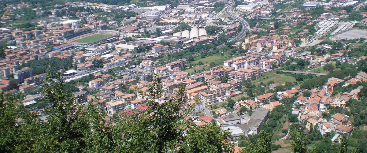 vista dal catello di Cava (foto di Peppe Pepe)