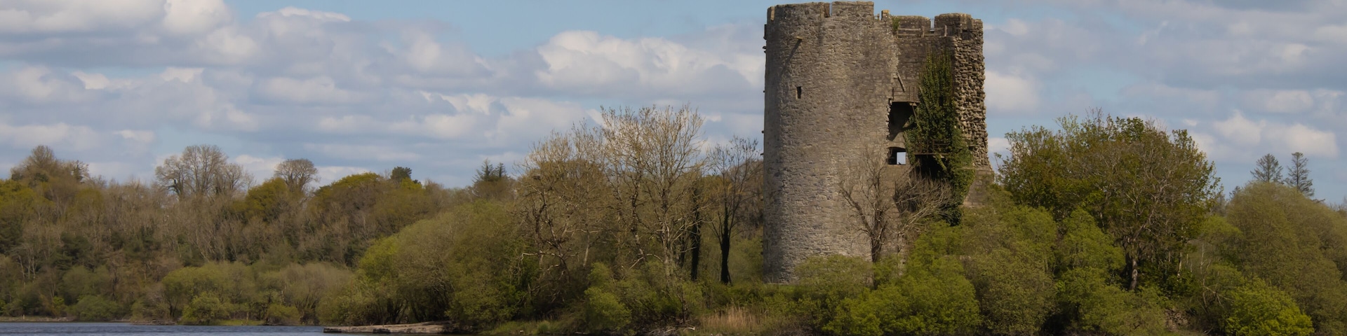 lough oughter castle and island, Co Cavan, Ireland