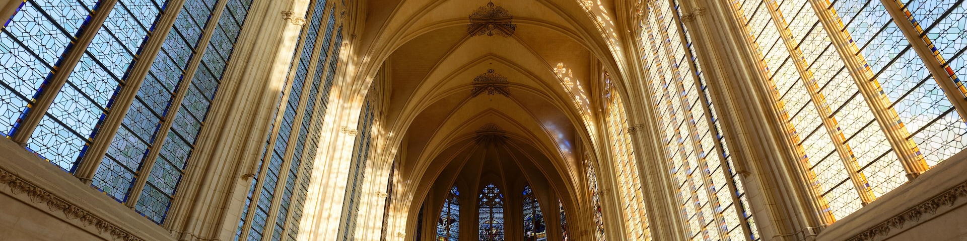The Sainte-Chapelle is a Gothic royal chapel within the fortifications of the Vincennes castle