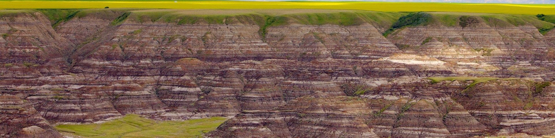 Drumheller featuring landscape views, a gorge or canyon and tranquil scenes