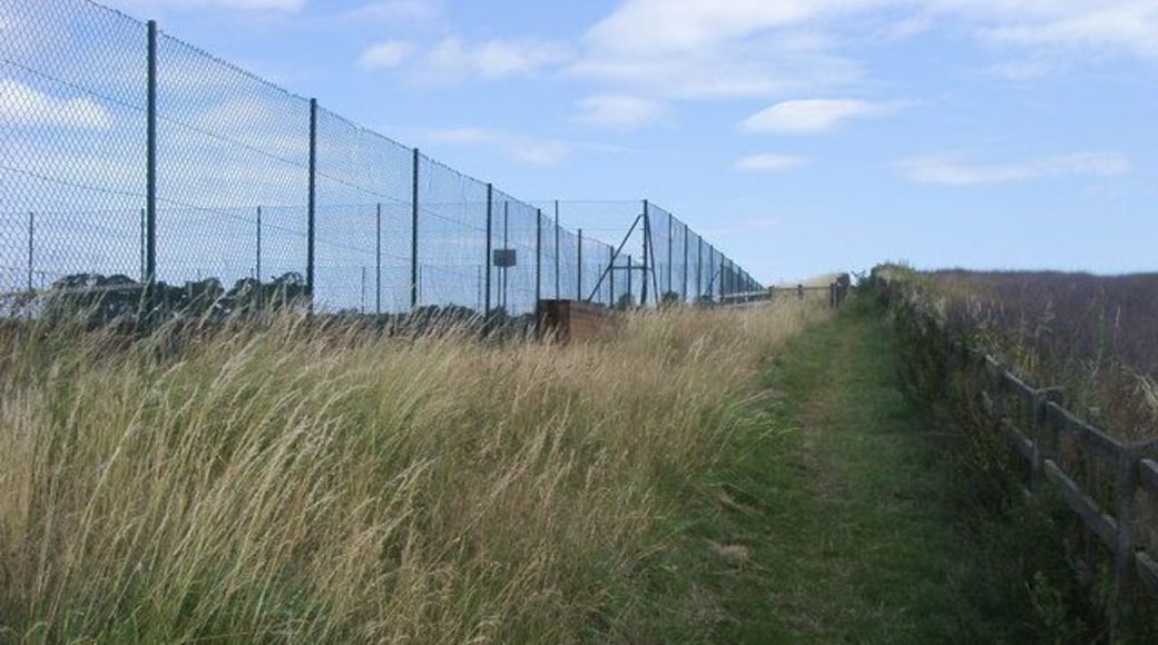 John Bunyan Trail John Bunyan Trail passing the tennis courts of Harlington Upper School